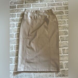 Marc New York Beige Pencil Skirt